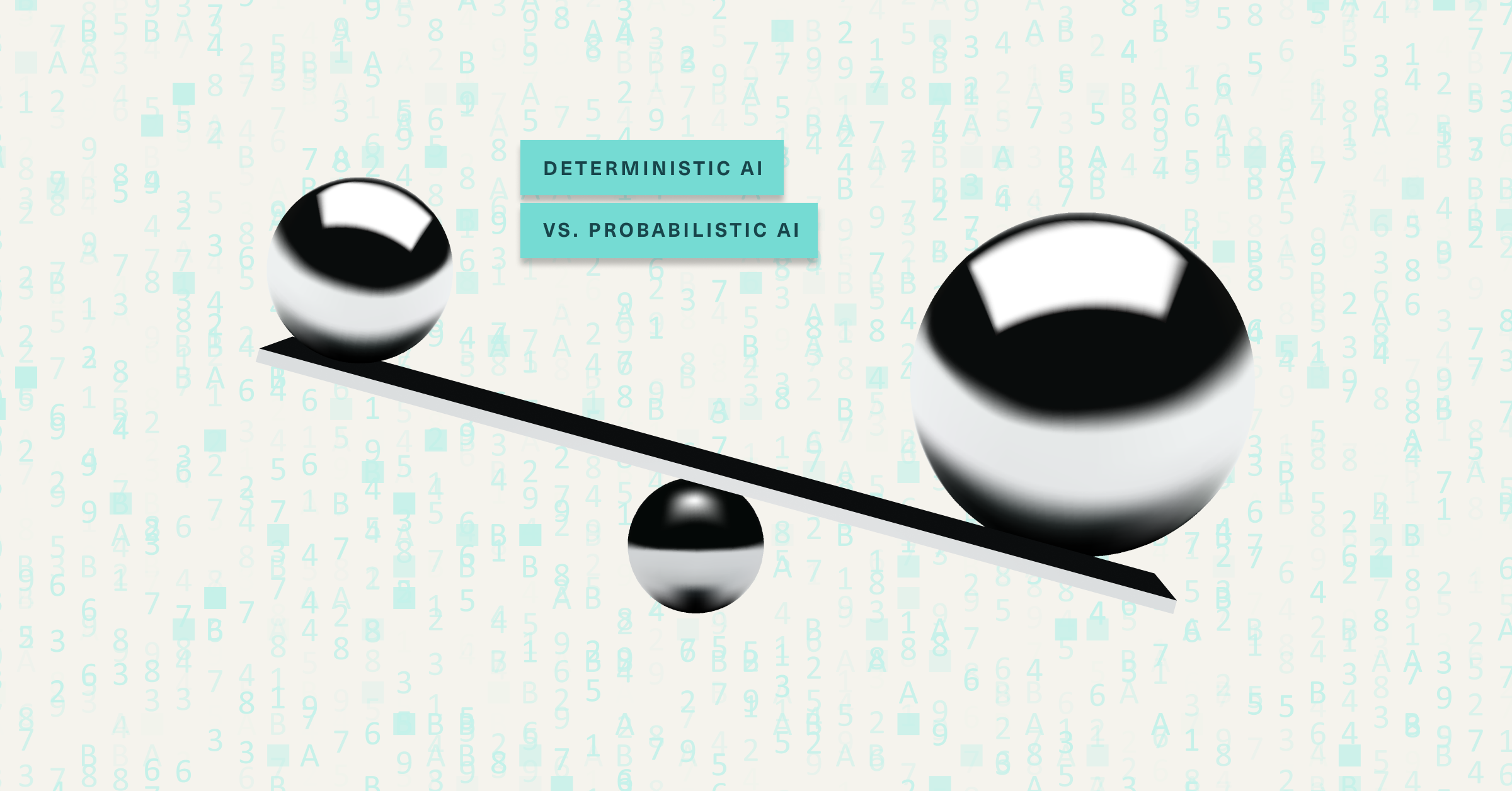 Cover image for Deterministic vs Probabilistic AI article