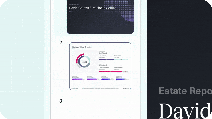 Reports screen